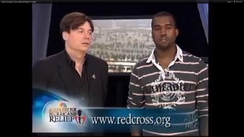Mike Myers and Kanye West