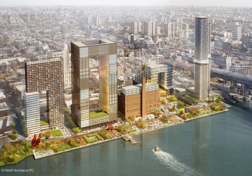 Plans for the Domino Sugar Factory office park and residences.
